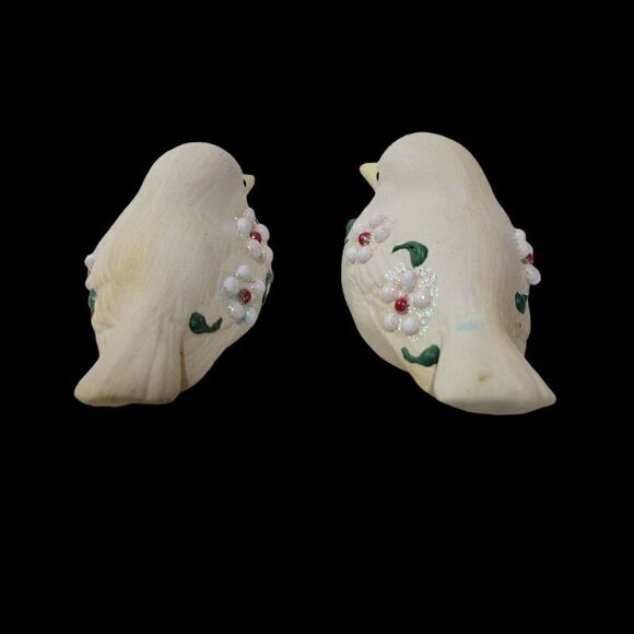 Vintage Pair of Porcelain Bird Figurines - Picture 4 of 12